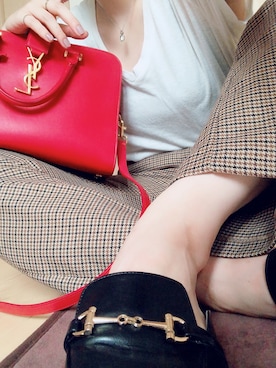 「Yves Saint Laurent（イヴサンローラン）のアイテム（腕時計）」を使った、みーさん。さん（レディース・163cm）の夏コーディネート