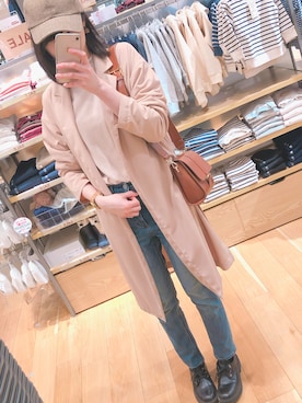 「AS KNOW AS PINKY（アズノゥアズピンキー）のアイテム（その他シューズ）」を使った、mizuki*。さん（レディース・161cm）の春コーディネート