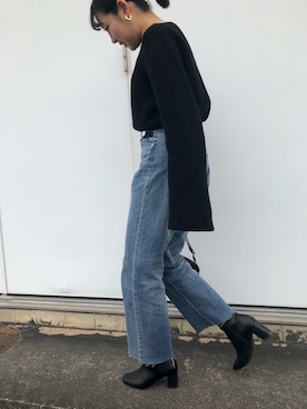 まりなさん（レディース・157cm）の冬コーディネート