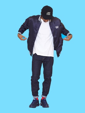 APPLEBUM STAFF STYLINGさん（メンズ・180cm）の冬コーディネート