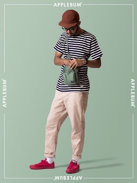 「POLAR（ポラール）のアイテム」を使った、APPLEBUM STAFF STYLINGさん（メンズ・180cm）の春コーディネート