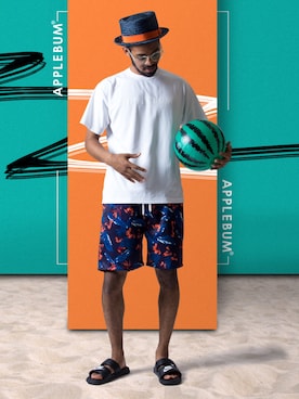 APPLEBUM STAFF STYLINGさん（メンズ・180cm）の夏コーディネート
