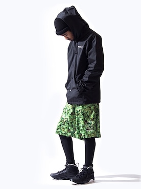 「APPLEBUM」｜「アイテム（ナイロンジャケット）」を使った、APPLEBUM STAFF STYLINGさん（メンズ・180cm）の秋コーディネート