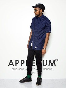 APPLEBUM STAFF STYLINGさん（メンズ・180cm）の春コーディネート