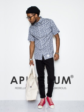 APPLEBUM STAFF STYLINGさん（メンズ・180cm）の春コーディネート