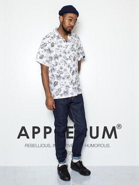 「Reebok（リーボック）のアイテム」を使った、APPLEBUM STAFF STYLINGさん（メンズ・180cm）の夏コーディネート