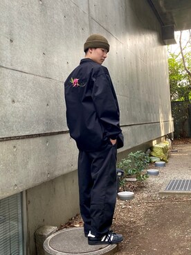 「APPLEBUM」｜「アイテム（ジャケット/アウター）」を使った、APPLEBUM STAFF STYLINGさん（メンズ・172cm）の春コーディネート