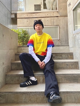 APPLEBUM STAFF STYLINGさん(メンズ・172cm)の春コーディネート