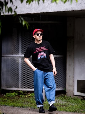 APPLEBUM STAFF STYLINGさん(メンズ・173cm)の夏コーディネート