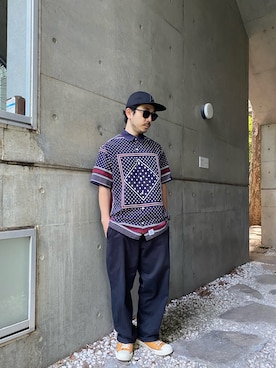 APPLEBUM STAFF STYLINGさん(メンズ・163cm)の夏コーディネート