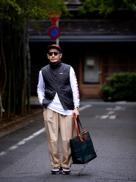 APPLEBUM STAFF STYLINGさん（メンズ・173cm）の夏コーディネート