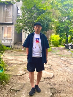 APPLEBUM STAFF STYLINGさん（メンズ・173cm）の夏コーディネート