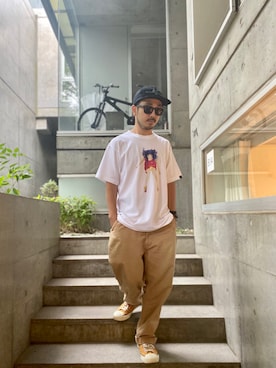 APPLEBUM STAFF STYLINGさん（メンズ・163cm）の夏コーディネート