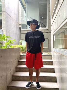 APPLEBUM STAFF STYLINGさん（メンズ・170cm）の夏コーディネート