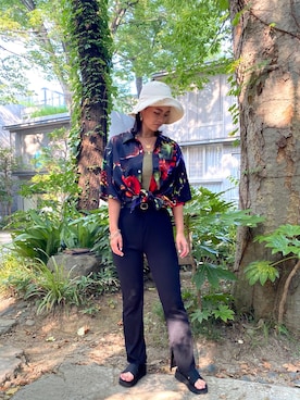 APPLEBUM STAFF STYLINGさん（レディース・165cm）の夏コーディネート