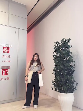 「沈阳」｜哇哦微さん（レディース・160cm）の冬コーディネート