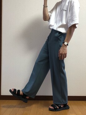 「アイテム（リング）」を使った、kazukiさん（メンズ・169cm・10代）の秋コーディネート