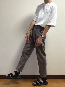 「アイテム（リング）」を使った、kazukiさん（メンズ・169cm・10代）の秋コーディネート