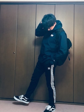 「HELLY HANSEN」｜Hii_mn さん（メンズ・174cm・10代）の春コーディネート
