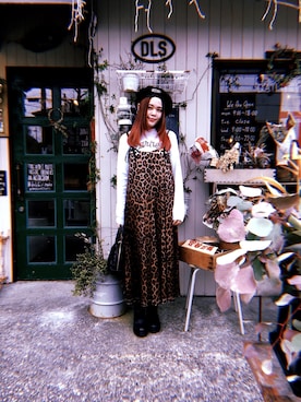 「ROSE BUD（ローズバッド）のアイテム（つなぎ/オールインワン）」を使った、TOKOさん（レディース・158cm）の春コーディネート