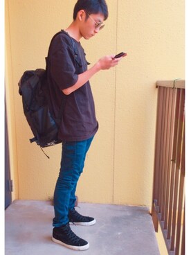 「ｌａｒｋｉｎｓ（ラーキンス）のアイテム」を使った、kobuさん（メンズ・170cm）の春コーディネート