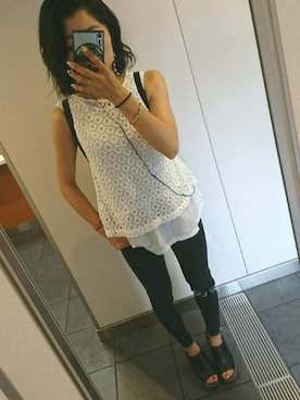 「アイテム（ピアス（両耳用））」を使った、paoさん（レディース・151cm・20代）の夏コーディネート