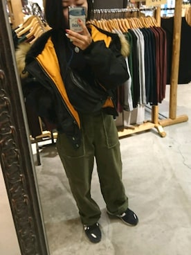 「N2B」｜「アイテム（その他アウター）」を使った、paoさん（レディース・151cm）の秋コーディネート