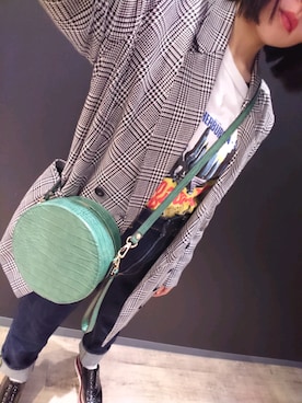 「ハイウエストストレートジーンズ」｜paoさん（レディース・151cm）の春コーディネート