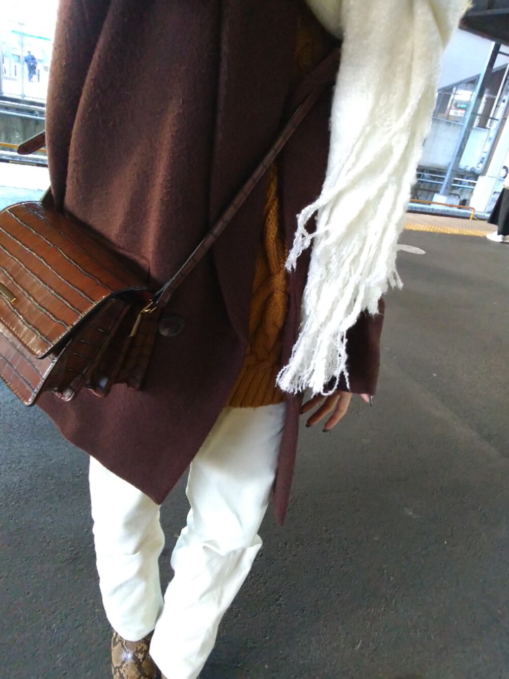 MOUSSY（マウジー）の「MIDDLE LENGTH CHECK コート（テーラード