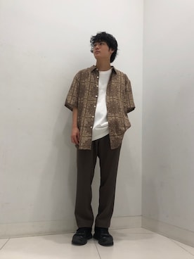 「MIZUNO（ミズノ　）のアイテム」を使った、アラキガクトさん（メンズ・164cm）の夏コーディネート