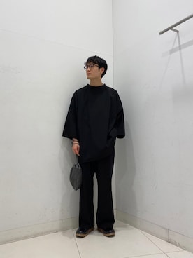 「SENSE OF PLACE by URBAN RESEARCH（センスオブプレイスバイアーバンリサーチ）のアイテム（バックパック/リュック）」を使った、アラキガクトさん（メンズ・164cm）の春コーディネート