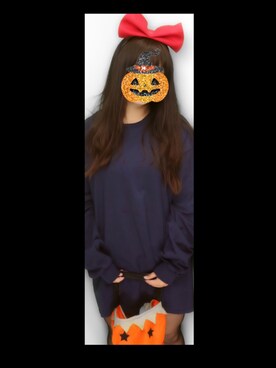 「wearhalloween2017」｜「アイテム（シャツワンピース）」を使った、AINAさん（レディース・154cm）の秋コーディネート