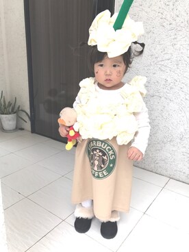 「wearhalloween2017」｜「アイテム（ラッピングキット）」を使った、saranさん（キッズ・80cm）の秋コーディネート
