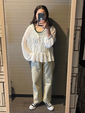 中島さん（レディース・149cm）の春コーディネート