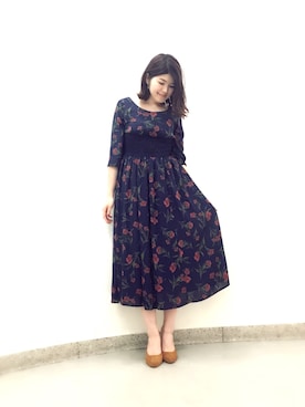 Natsumi Sudoさん（レディース・160cm）の夏コーディネート