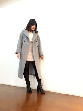 「Supreme.La.La.（シュープリームララ）のアイテム（その他アウター）」を使った、Natsumi Sudoさん（レディース・160cm）の秋コーディネート