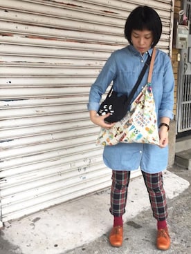 「MUJI」｜「アイテム（その他）」を使った、miki3homeさん（レディース・163cm）の夏コーディネート