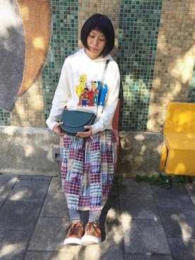 「CALINER（カリネ）のアイテム」を使った、miki3homeさん（レディース・163cm）の夏コーディネート