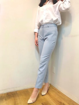 「チュールパンプス」｜Shoe Fantasyさん（レディース・160cm）の春コーディネート