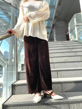 「Shoe Fantasy（シューファンタジー）のアイテム」を使った、Shoe Fantasyさん（レディース・160cm）の春コーディネート