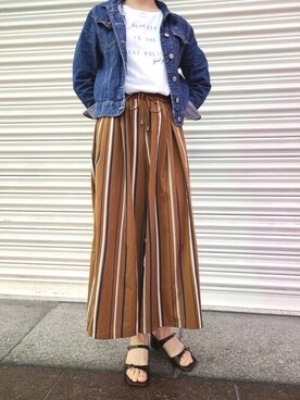 「chocolates（チョコラテス）のアイテム」を使った、Shoe Fantasyさん（レディース・160cm）の春コーディネート