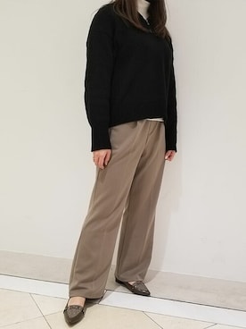 「chocolates（チョコラテス）のアイテム」を使った、Shoe Fantasyさん（レディース・160cm）の冬コーディネート