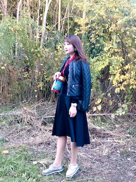 「BLENHEIM（ブレンヘイム）のアイテム」を使った、Hikari Takedaさん（レディース・160cm）の冬コーディネート