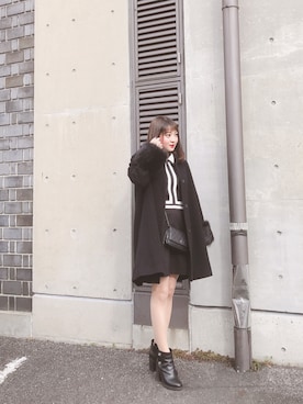「Ted Baker（テッドベーカー）のアイテム（ワンピース/ドレス）」を使った、Hikari Takedaさん（レディース・160cm）の冬コーディネート