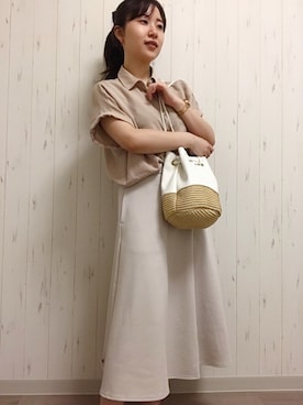 「アイテム（その他）」を使った、すみれさん（レディース・148cm）の夏コーディネート