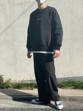 「無印良品」｜「アイテム（トップス）」を使った、たくみさん（メンズ・169cm）の冬コーディネート