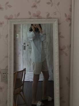 「vintageshop」｜今羽相さん（レディース・165cm）の春コーディネート