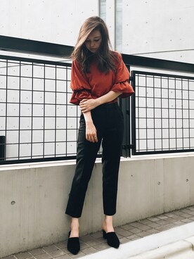 「AZUL ENCANTO」｜「アイテム（サンダル）」を使った、IKUさん（レディース・163cm）の夏コーディネート