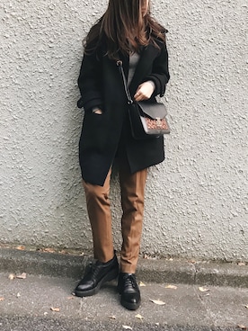 「AZUL ENCANTO」｜「アイテム（その他シューズ）」を使った、IKUさん（レディース・163cm）の冬コーディネート