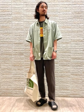 「■THE NORTH FACE」｜中村　佳煕さん（メンズ・169cm）の夏コーディネート